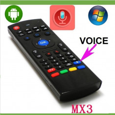 Tastatura wireless telecomanda air mouse universala TV media player Android foto