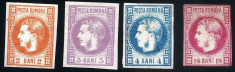 1868 1870 CAROL I FAVORITI BANI MH NOI serie completa 4v. LP 21-24 Mi= 450 EUR foto