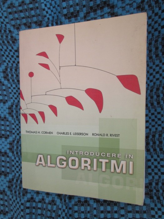 introducere in algoritmi thomas cormen