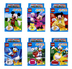 SET 6 FIGURINE CLUBUL LUI MICKEY MOUSE,DIN PIESE CONSTRUCTIE TIP LEGO,COMPATIBIL foto