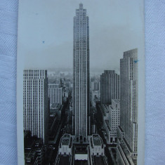 Carte postala circulata Rockefeller Center, New York City Photo by Ratcliffe