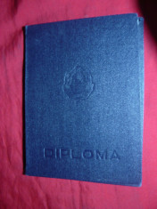 Diploma carnet Facultatea Instalatii si Utilaj 1963 foto