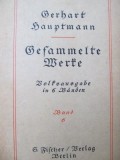 Cumpara ieftin Gesammelte Werke in sechs Bänden - Sechster Band -Gerthart Hauptmann , 1917