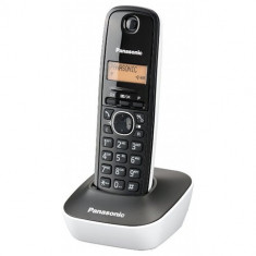 Panasonic Telefon fara fir Panasonic KX-TG1611FXW, CallerID, Alb/Negru foto