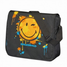 GEANTA DE UMAR BE.BAG SMILEY WORLD EDITIE BLACK foto