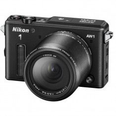 Aparat foto digital Nikon 1 AW1 + Obiectiv 1 NIKKOR AW 11-27.5mm f/3.5-5.6 (black) foto