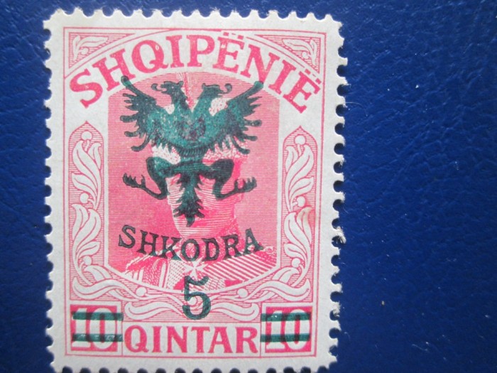 TIMBRE ALBANIA 1920 NESTAMPILAT