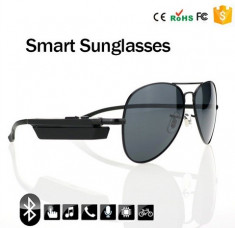 OCHELARI DE SOARE SMART SUNGLASSES AVIATOR-BLUETOOTH-POLARIZATI- ANDROID sau IOS foto