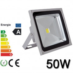 Proiector Plasma LED Super Slim 50w Echivalent 500w Exterior 50 w foto