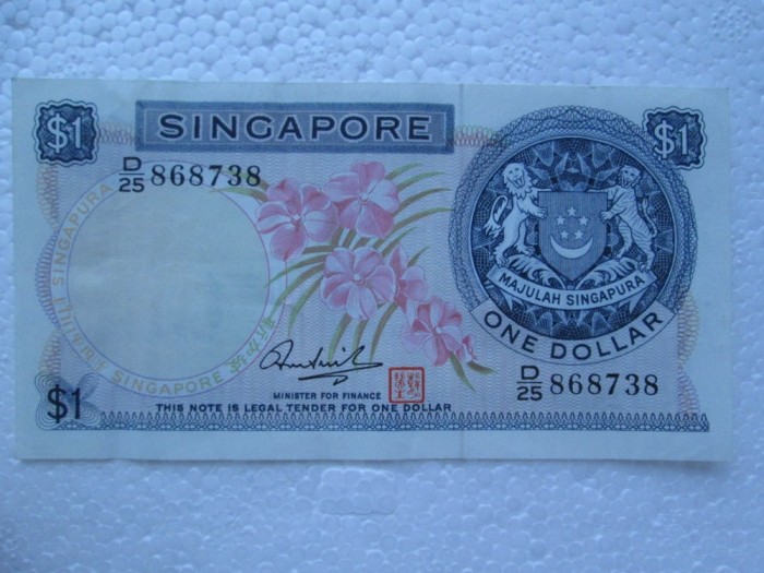 1 Dollar Singapore ND dolar