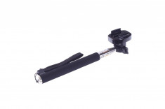 Selfie stick - Monopied telescopic cu adaptor quick-release standard GoPro foto