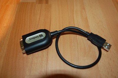 ADAPTOR USB - SERIAL SANDBERG 133-08 WINDOWS 7 SI WINDOWS8 COMPATIBIL foto
