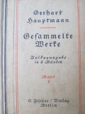 Cumpara ieftin Gesammelte Werke in sechs Bänden - Erster Band -Gerthart Hauptmann , 1917