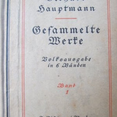 Gesammelte Werke in sechs Bänden - Erster Band -Gerthart Hauptmann , 1917