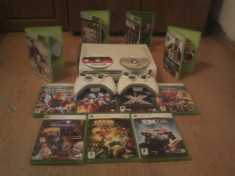 Xbox360+2controllere+15 jocuri, GTA5, Mafia2, Fifa 14 etc. foto