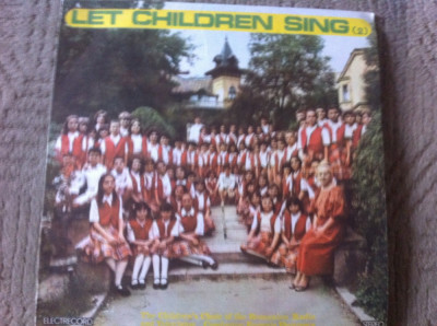 Let children sing / Sa cante copiii vol. 2 disc vinyl lp muzica corala EXE 03241 foto