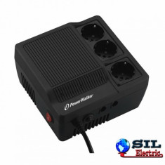 Stabilizator de tensiune 1000VA/600W, iesire 3xShuko, protectie modem, telefon Powerwalker foto