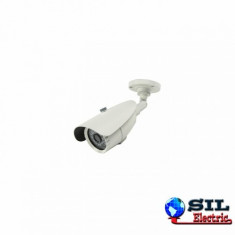 Camera supraveghere exterior, alb, CCTV, 26xLED IR 1.3&amp;amp;quot;CCD 420 linii TV, Konig foto