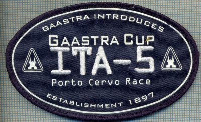 199 -EMBLEMA - ITA-5 -INTRECERE DE YACHTING - GAASTRA CUP -starea care se vede foto