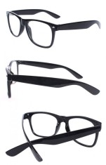 Ochelari Wayfarer Lentile Transparente foto