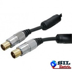 Cablu profesional Coaxial Tata &amp;amp;lt;-&amp;amp;gt; Coaxial Tata 90dB 5.0M,HQ foto