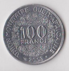 Moneda 100 francs 2013 - Statele Africii de Vest foto