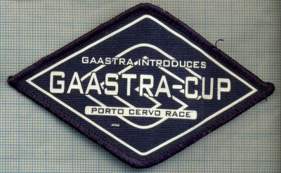 214 -EMBLEMA -INTRECERE DE YACHTING - GAASTRA CUP -starea care se vede foto
