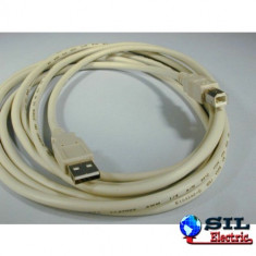 Cablu imprimanta USB 1.1 USB A tata - USB B tata 3m Valueline foto