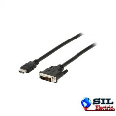Cablu HDMI - DVI-D 24+1p tata 10m negru Valueline foto