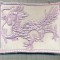 221 -EMBLEMA - DRAGON BRODAT -starea care se vede