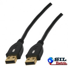 Cablu profesional USB Tata LAN &amp;amp;lt;-&amp;amp;gt;USB Tata LAN,1.8M,HQ foto