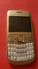 Telefon mobil Nokia C3-00 Negru / Auriu foto
