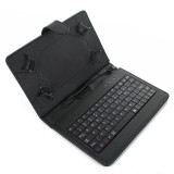 Husa Tableta 9 Inch Cu Tastatura Micro Usb Model X , Negru , Tip Mapa C13, Universal