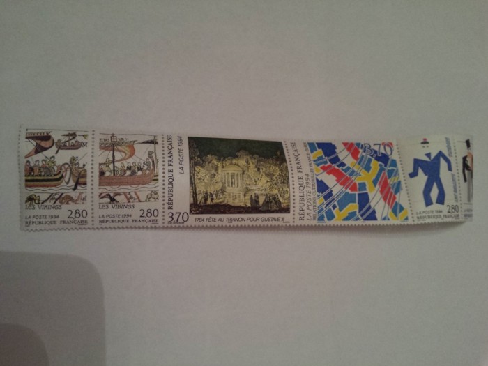 franta 1994 traditii streif 6v. mnh cota ridicata
