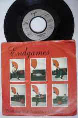 Endgames - Waiting For Another Chance (1983, Virgin) Disc vinil single 7&amp;quot; foto