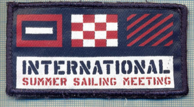 233 -EMBLEMA YACHTING - INTERNATIONAL SUMMER SAILING MEETING-starea care se vede foto