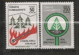 TURCIA 1977 &ndash; PROTEJAREA PADURILOR, serie nestampilata, PT7