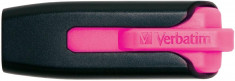 Verbatim V3, 32 GB, USB 3.0, negru/ roz foto