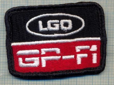 239 -EMBLEMA AUTOMOBILISTICA FORMULA 1 - ,,LGO GP-F1&amp;quot; -starea care se vede foto