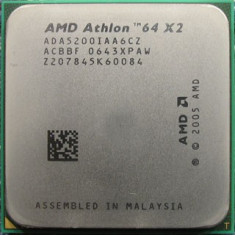 Procesor Amd Athlon 64 x2 5200+dual core 2.6ghz,Windsor,Cache 2x1MB,Am2 foto