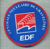 235 -EMBLEMA -EDF -CENTRALE NUCLEAIRE DE GRAVELINES -FRANTA -starea care se vede