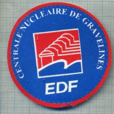 235 -EMBLEMA -EDF -CENTRALE NUCLEAIRE DE GRAVELINES -FRANTA -starea care se vede