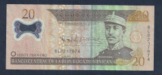 REPUBLICA DOMINICANA 20 PESOS DOMINICANOS 2009 [7] P-182 , polimer foto