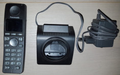 Telefon fix Panasonic model KX-TGA810FX cu batery charger foto