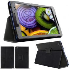 Husa tip stand ptr. Lenovo Tab 2 A8-50F 8.0&amp;quot; *BLACK*+Touch Pen Gratis foto