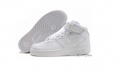 Ghete Nike Air Force One Unisex Albi. -50% REDUCERE. MARIMI DE LA 36-44 foto