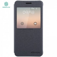 Husa Flip Cover Nillkin Sparkle Series Samsung Galaxy Alpha G850 Neagra foto