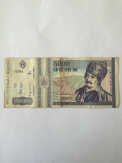 ROMANIA 5000 LEI 1993 (2) - U foto