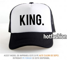 SAPCA, SEPCI TRUCKER cu plasa, Snapback, KING - e x c l u s i v ! foto