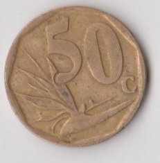 Moneda 50 cents 2005 - Africa de Sud foto